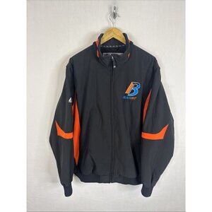 Majestic ThermaBase Softshell Jacket XL Boise State Style Black Orange BlackOut